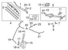 Расширительный бачок HONDA 76841THRA01