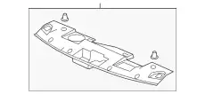 Решетка радиатора HONDA 71125TXMA00