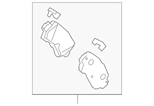 Тормозные колодки дисковые MAZDA K0Y12648ZD