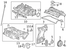 Поддон картера двигателя HONDA 112005K8010