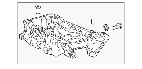 Поддон картера двигателя HONDA 112005K8010