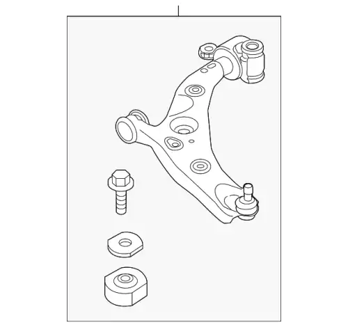 Рычаг подвески MAZDA TK4834350D