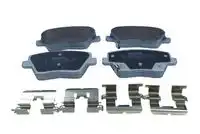 Тормозные колодки дисковые QUARO QP0336