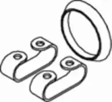 комплект кольцо уплотнит. и скобы VW 74836 DINEX