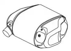 CATALYTIC SILENCER KATALISATOR 28484 DINEX