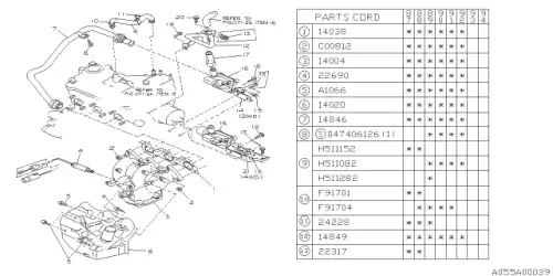 БАМПЕРА НАКЛАДКА 24228KA010 SUBARU