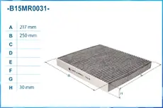 Салонный фильтр CWORKS B15MR0031
