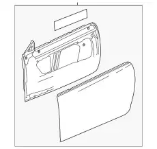 DOOR 85101936 GM