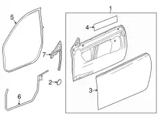 DOOR 85101936 GM