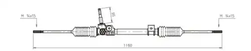 Рулевая рейка GENERAL RICAMBI RE4048