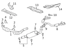 F-MUFFLER 84964237 GM