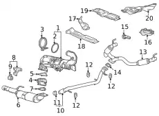 F-MUFFLER 84988782 GM