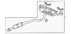 F-MUFFLER 84862748 GM