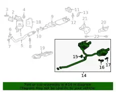 F-MUFFLER 85154355 GM
