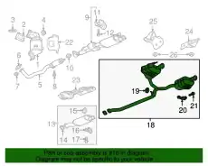 F-MUFFLER 85154356 GM
