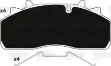 Тормозные колодки дисковые VALEO 882228