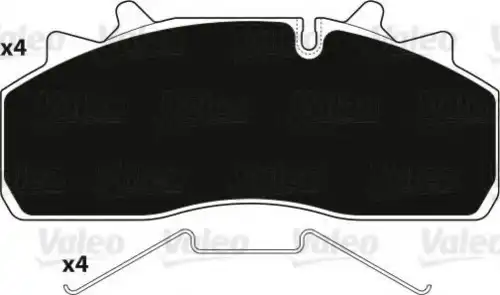 Тормозные колодки дисковые VALEO 882228