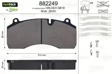 Тормозные колодки дисковые VALEO 882249