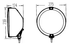 Фара противотуманная HELLA 1N9 003 674-341