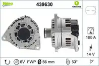 Генератор 439630 VALEO