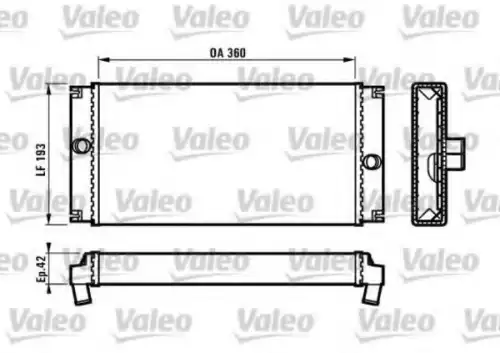 Радиатор печки VALEO 812035