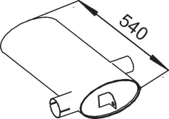 Глушитель 50352 DINEX