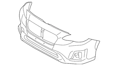 БАМПЕР 57704FL030 SUBARU