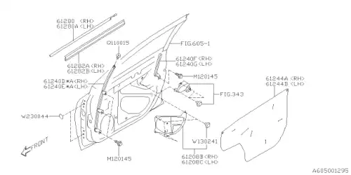 61282AN010 деталь SUBARU