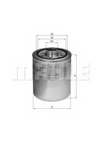 Фильтр масляный KNECHT HC20