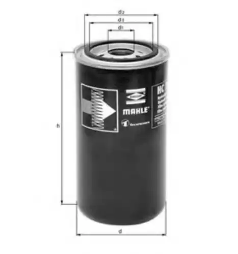 Фильтр масляный KNECHT HC64