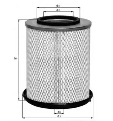 Фильтр воздушный KNECHT LX 656