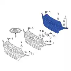 GRILLE ASSY - RADIATOR NB5Z-8200-BA FORD