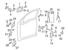 HANDLE ASY - DOOR - OUTER CL3Z1522404BB FORD