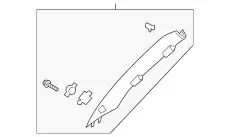 MOULDING - WINDSHIELD NL1Z7803599BB FORD