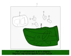 Фонарь габаритный MAZDA BR5H51160B