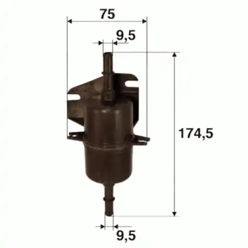 Топливный фильтр VALEO 587018
