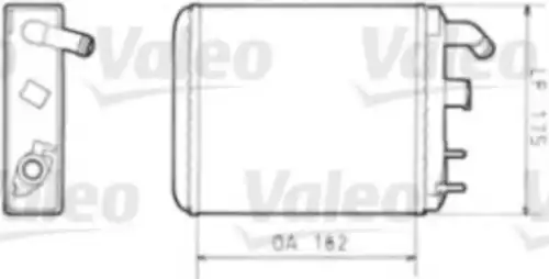 Радиатор печки VALEO 811395