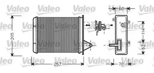 Отопитель 812283 VALEO