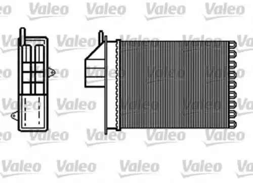 Радиатор печки VALEO 812383