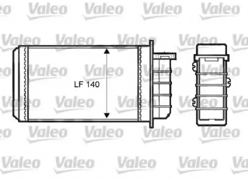 Радиатор печки VALEO 812386