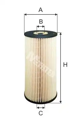Фильтр масляный MFILTER TE607 MB OM352/OM366/A