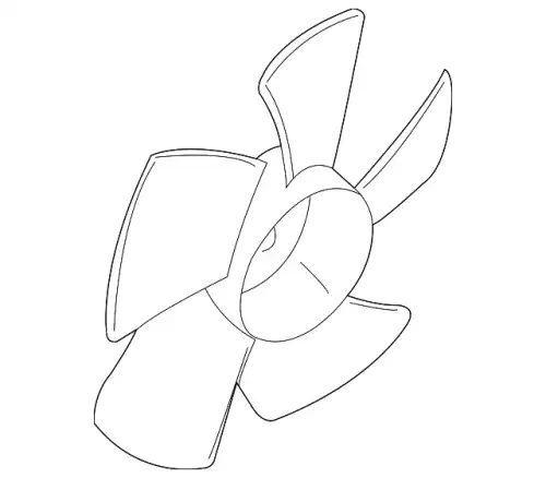 MR464708 MITSUBISHI КРЫЛЬЧАТКА ВЕНТИЛЯТО