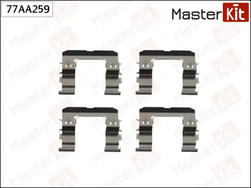 Тормозные колодки дисковые MASTERKIT 77AA259