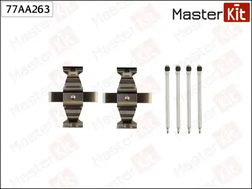 Тормозные колодки дисковые MASTERKIT 77AA263