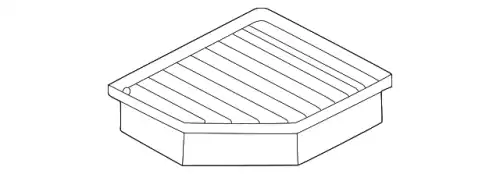 Фильтр воздушный MITSUBISHI AX000036
