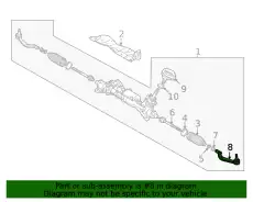 END ASSY,TIE ROD 4422A165 MITSUBISHI