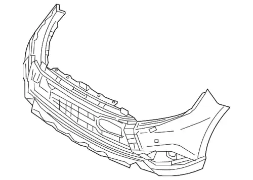 FACE,FR BUMPER 62022W730P MITSUBISHI