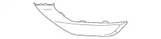 GARNISH,FR BUMPER SIDE 6407A415 MITSUBISHI