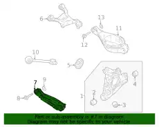 Рычаг подвески MITSUBISHI 4117A071