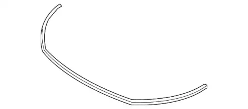 WEATHERSTRIP,HOOD 5902A437 MITSUBISHI